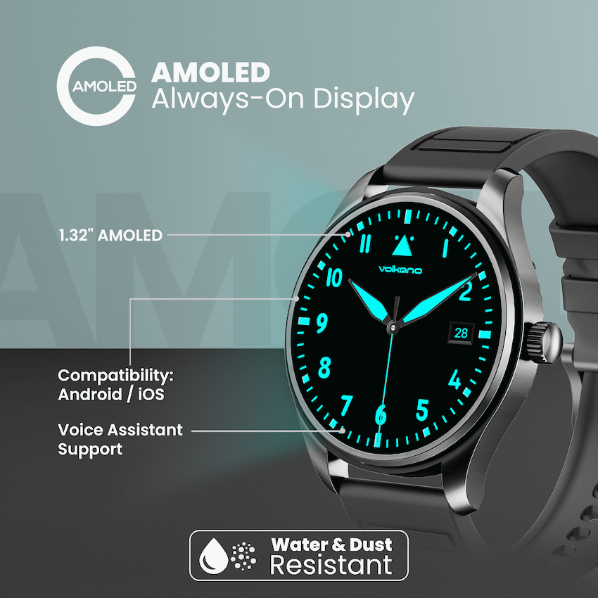 Volkano Eon - Smartwatch - Black - Image 4