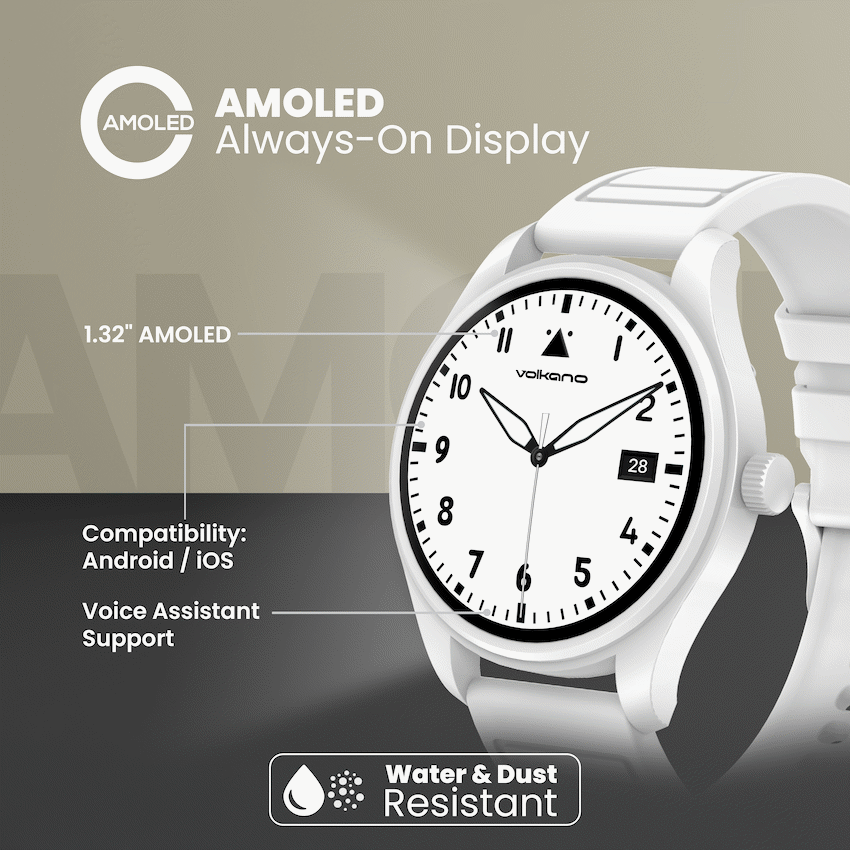 Volkano Eon - Smartwatch - White - Image 4