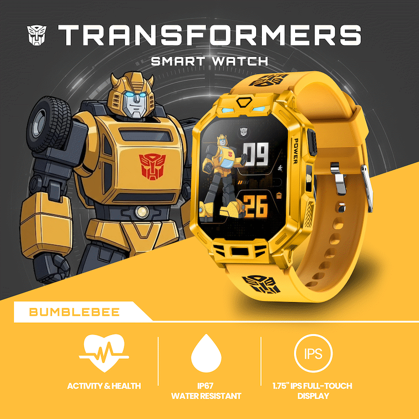 Volkano Transformers Series Kids Watches - Bumble Bee - Image 4