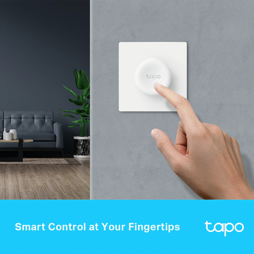 TP-Link Tapo S200D Smart 868mhz Remote Dimmer Switch with CR2032 Battery - Image 4