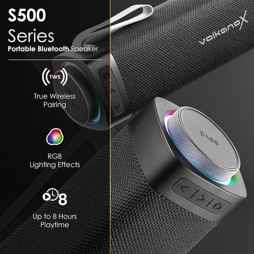 VolkanoX S500 Portable Bluetooth Speaker - Image 4
