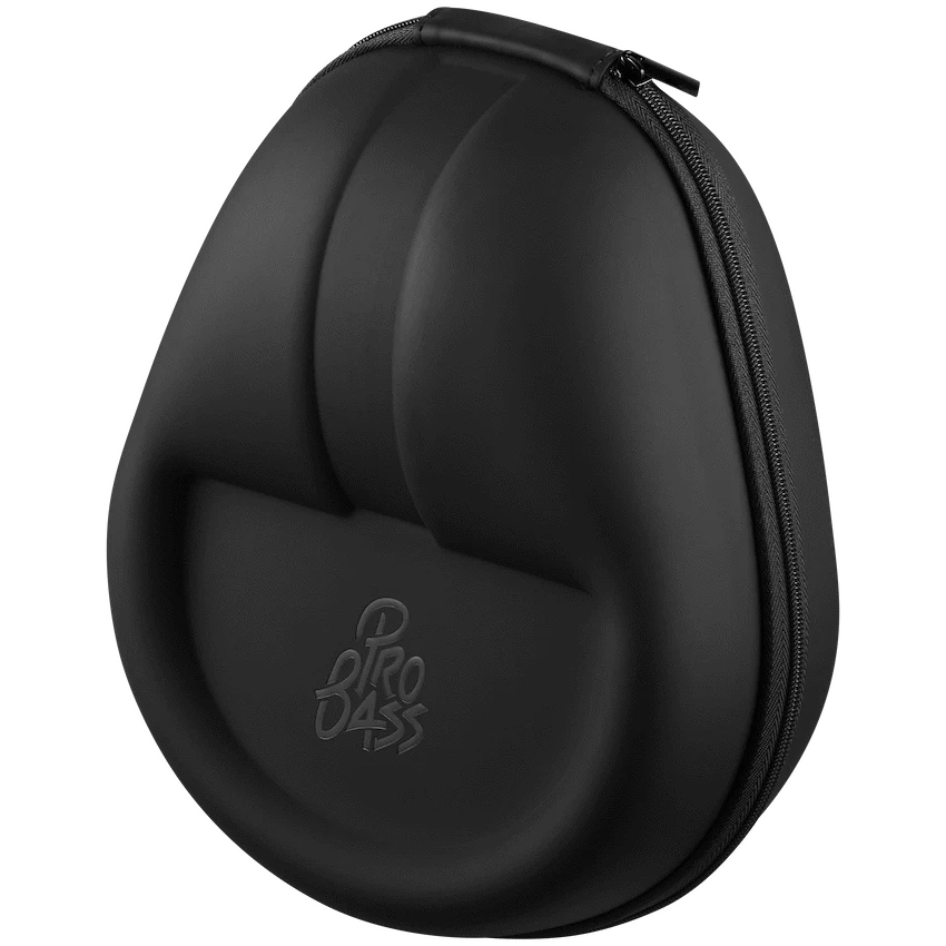 Pro Bass Retro Bluetooth Wireless Headphone with PU Case - Black - Image 5