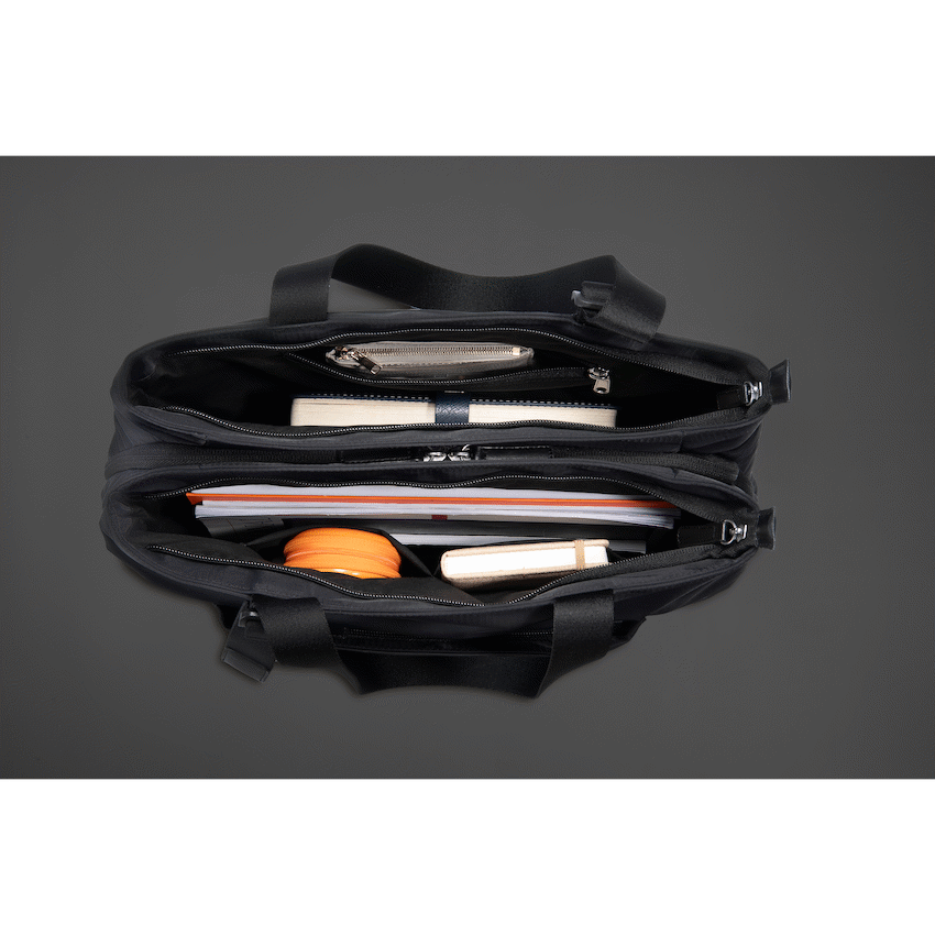 Kingsons Echo Ladies 15.6" Laptop Tote Bag Black - Image 5