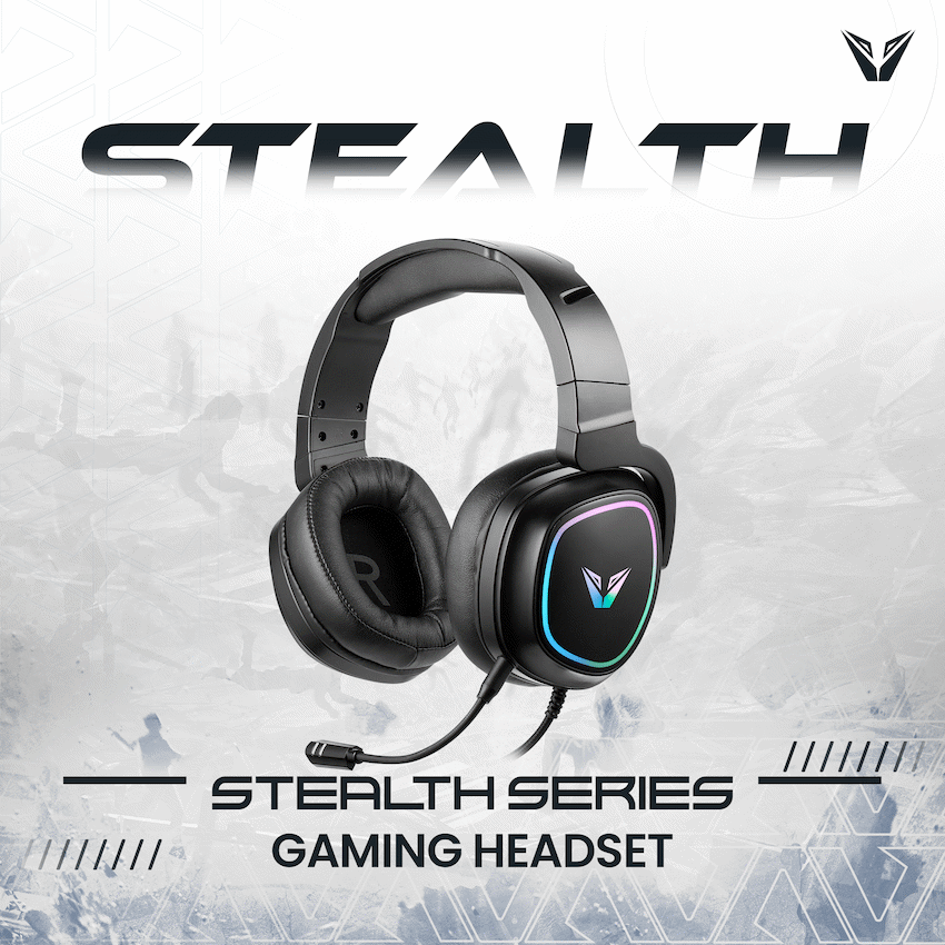 VX Gaming Stealth Series Wireless Gaming Headset - RGB - Image 5