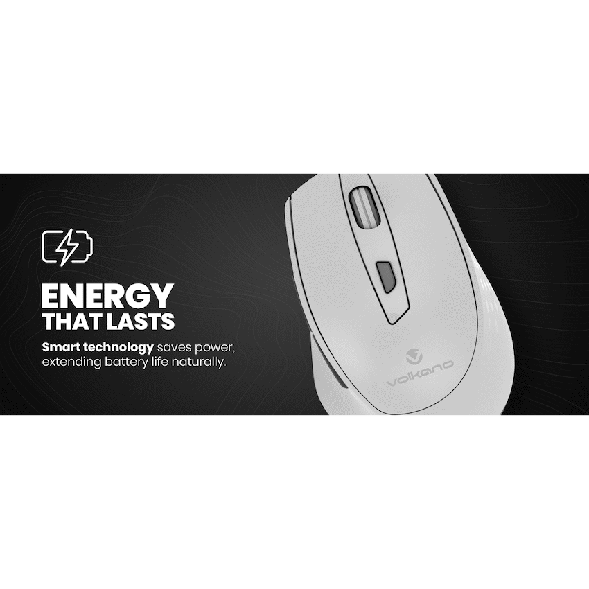 Volkano Chrome Series Wireless Mouse - Gray - Image 5