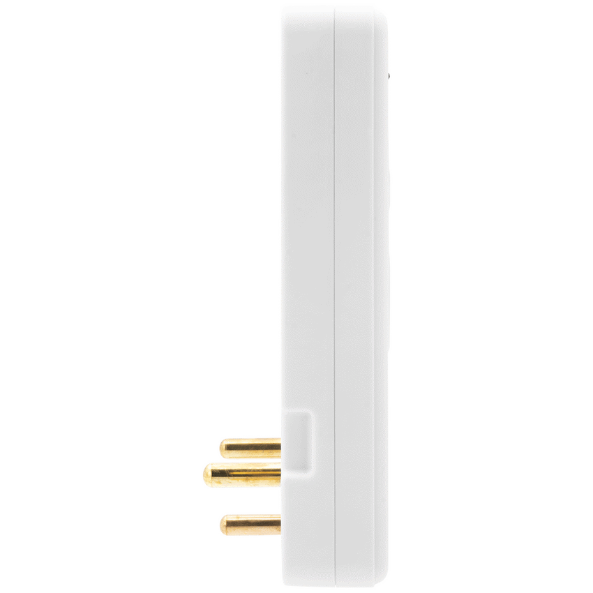 Ellies 3 Way Surge adaptor Schuko,with type C + USB - WT - Image 5