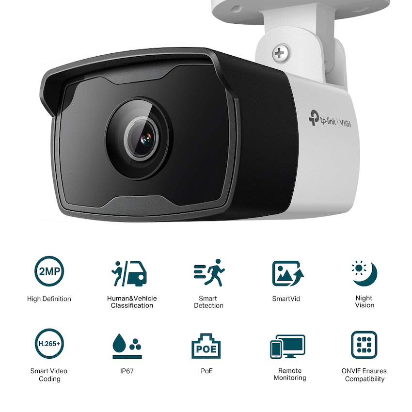 TP-Link Vigi C320I 2MP 6mm Outdoor Bullet Network Camera - Image 5