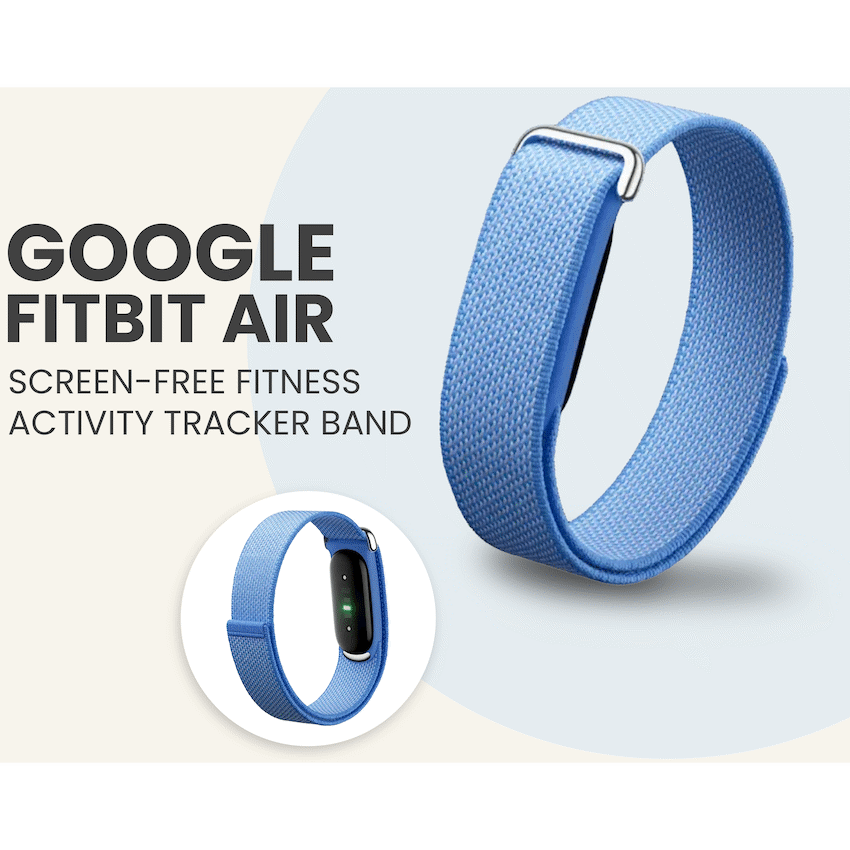 Google Fitbit Air Fitness Activity Tracker Band - Blue - Image 5