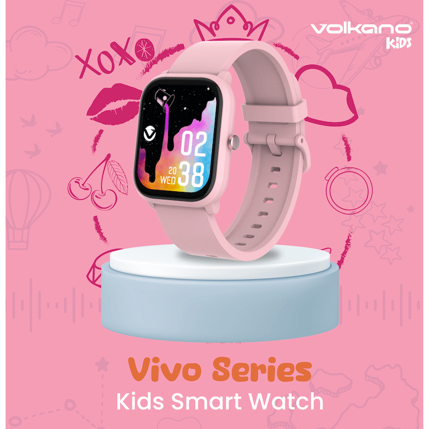 Volkano Vivo - Kids Smartwatch - Pastel Pink - Image 5