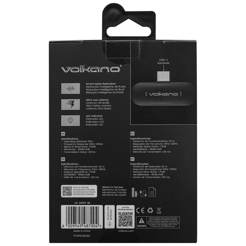 Volkano Maestro Series Lavalier Microphone - Image 5