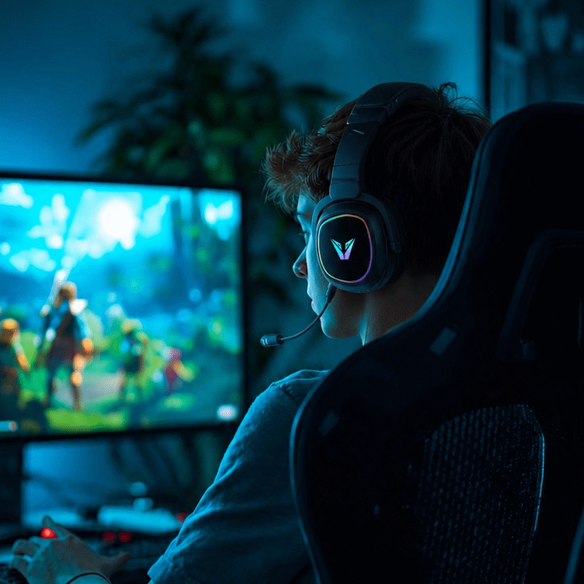 VX Gaming Stealth Series Wireless Gaming Headset - RGB - Image 6
