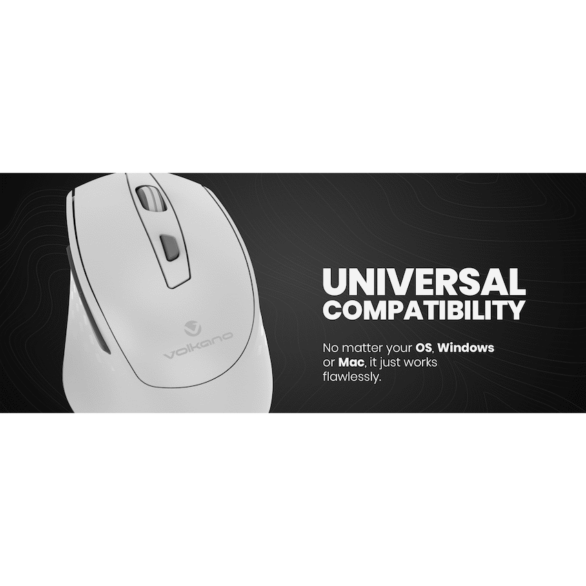 Volkano Chrome Series Wireless Mouse - Gray - Image 6