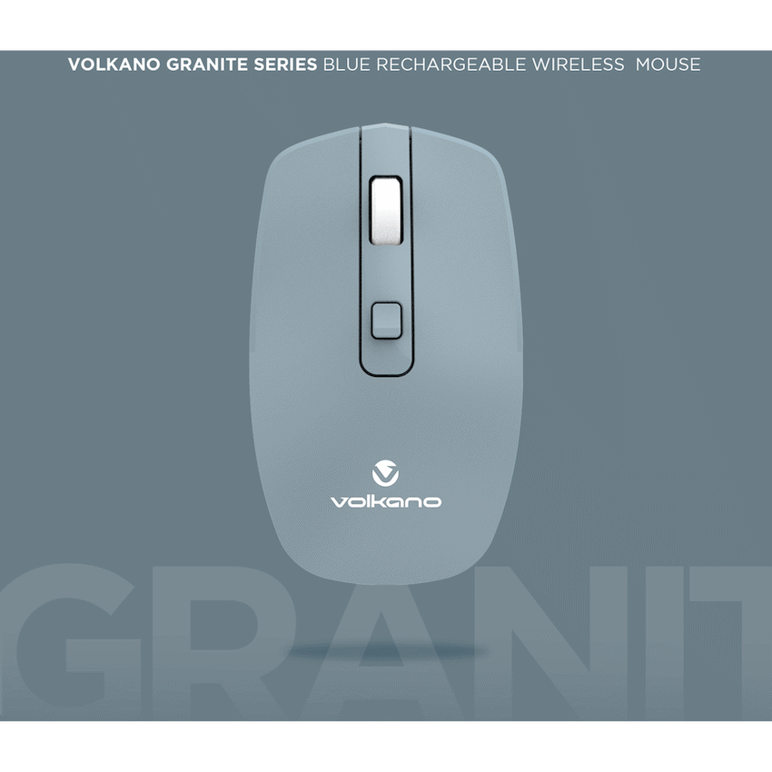 Volkano Granite Series Rechargeable Wireless Mouse - Blue - Image 6