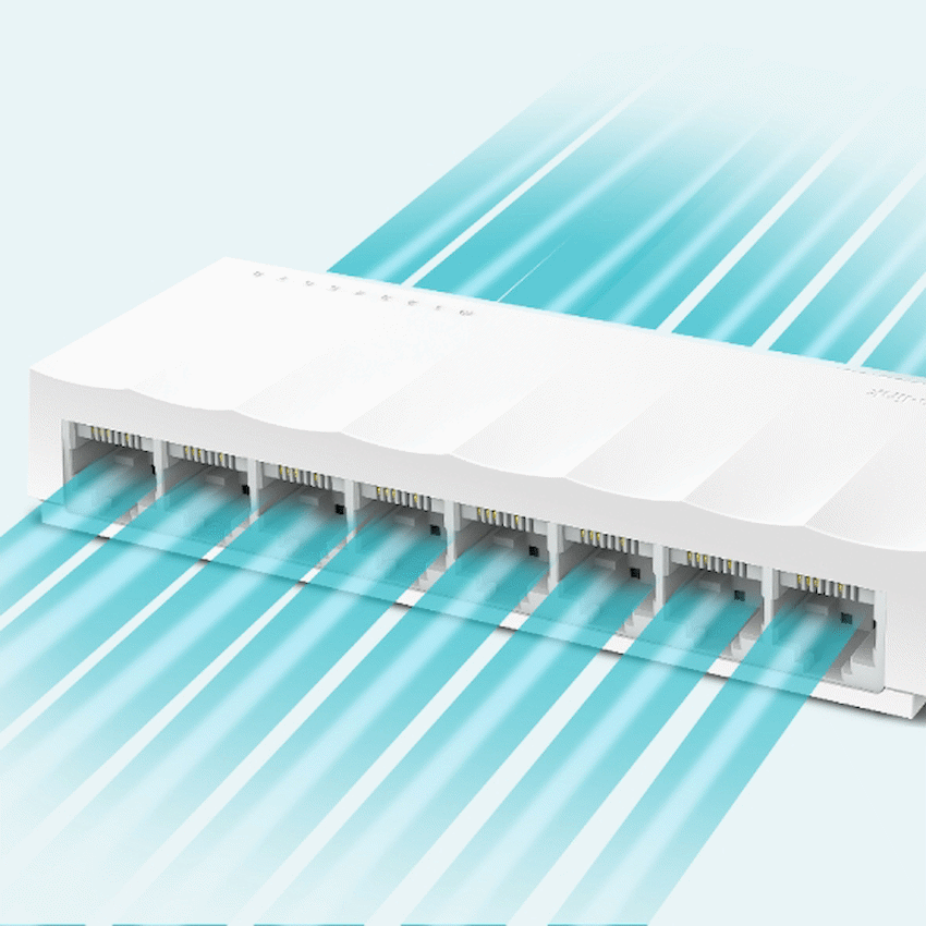 TP-Link LS1008 8-Port 10/100Mbps Desktop Switch - Image 6