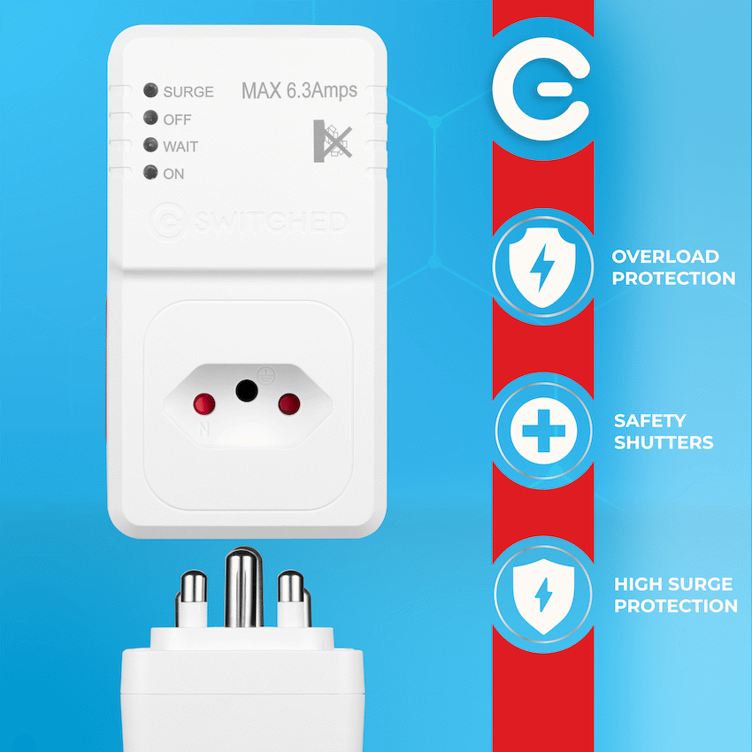 Switched 1-Way TV Surge Adaptor with SANS 164-2 - Image 6