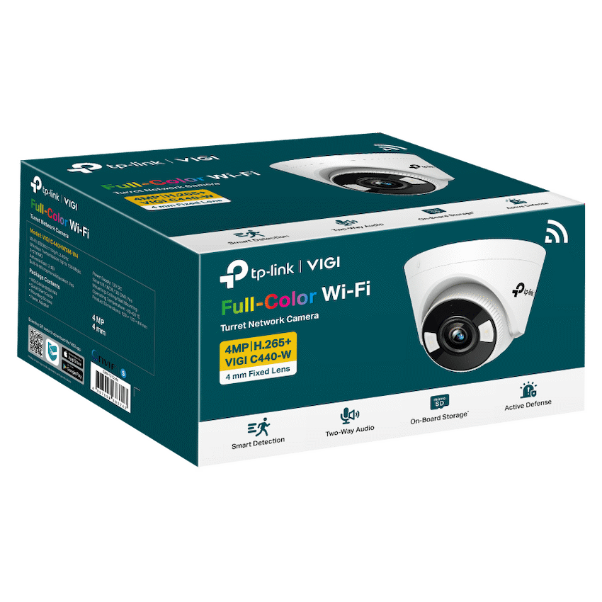 TP-Link Vigi C440 4MP 4mm Full-Color Turret Network Camera - Image 6