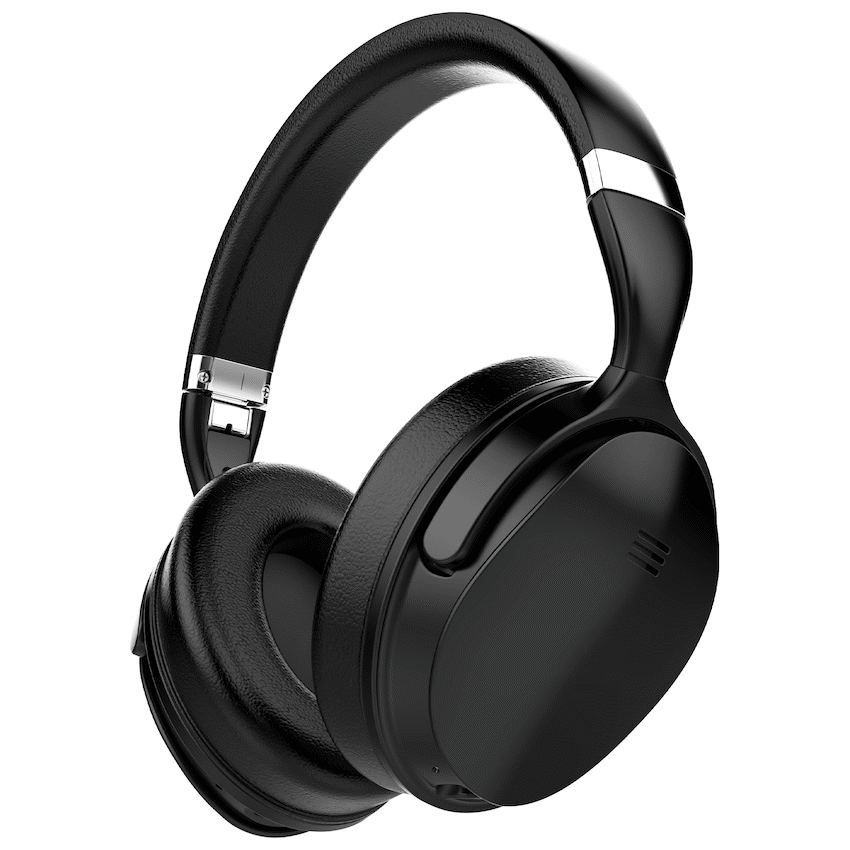 VolkanoX Silenco Series Active Noise-Cancelling Bluetooth Headphones - Black - Image 6
