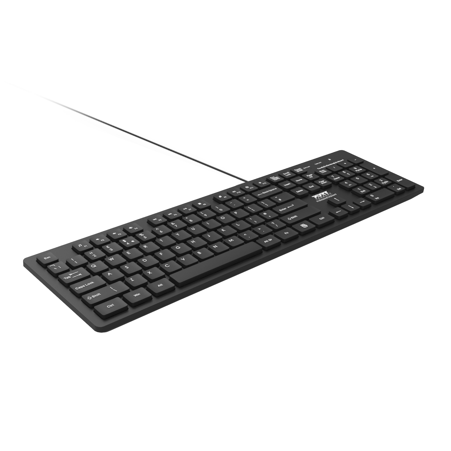 Port Designs Connect Tough Office USB Keyboard - Black - Image 2