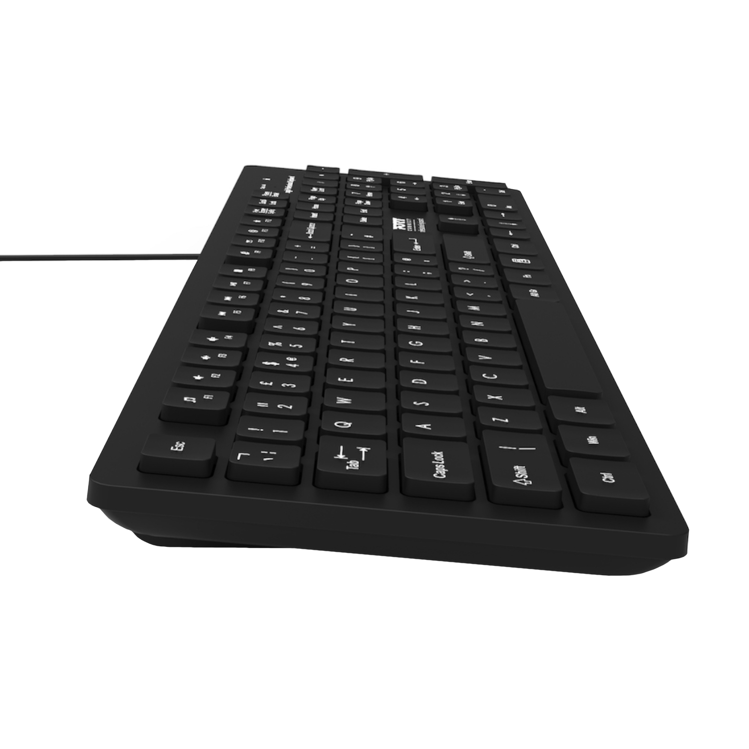 Port Designs Connect Tough Office USB Keyboard - Black - Image 3