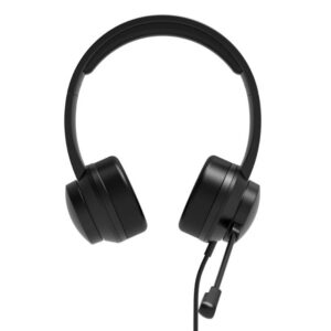 Port Designs Connect USB Headset 1.8m Cable with Mic and Padded/Soft Cushions Black