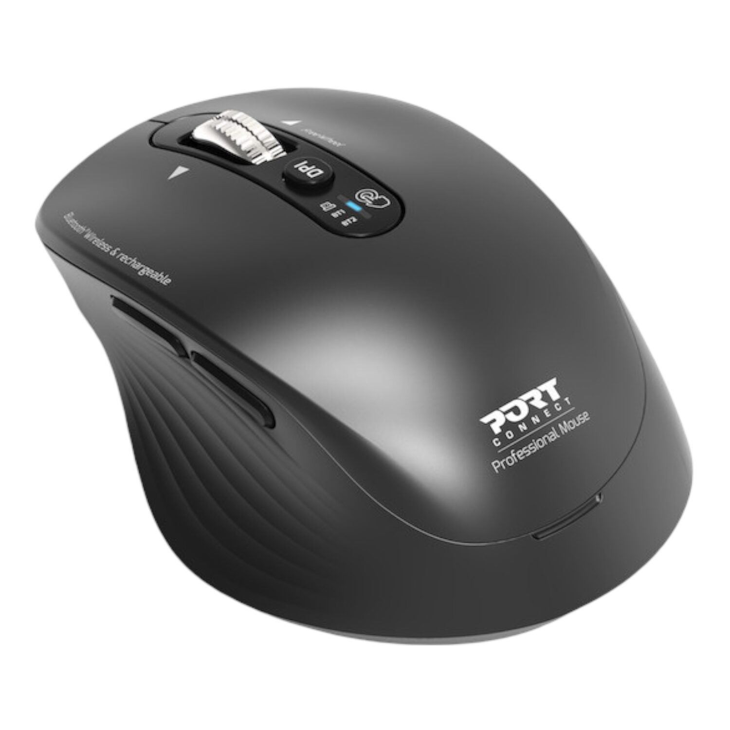 Port Designs Connect Business 2.4GHz Rechargeable Bluetooth Wireless Mouse - Black - Image 5