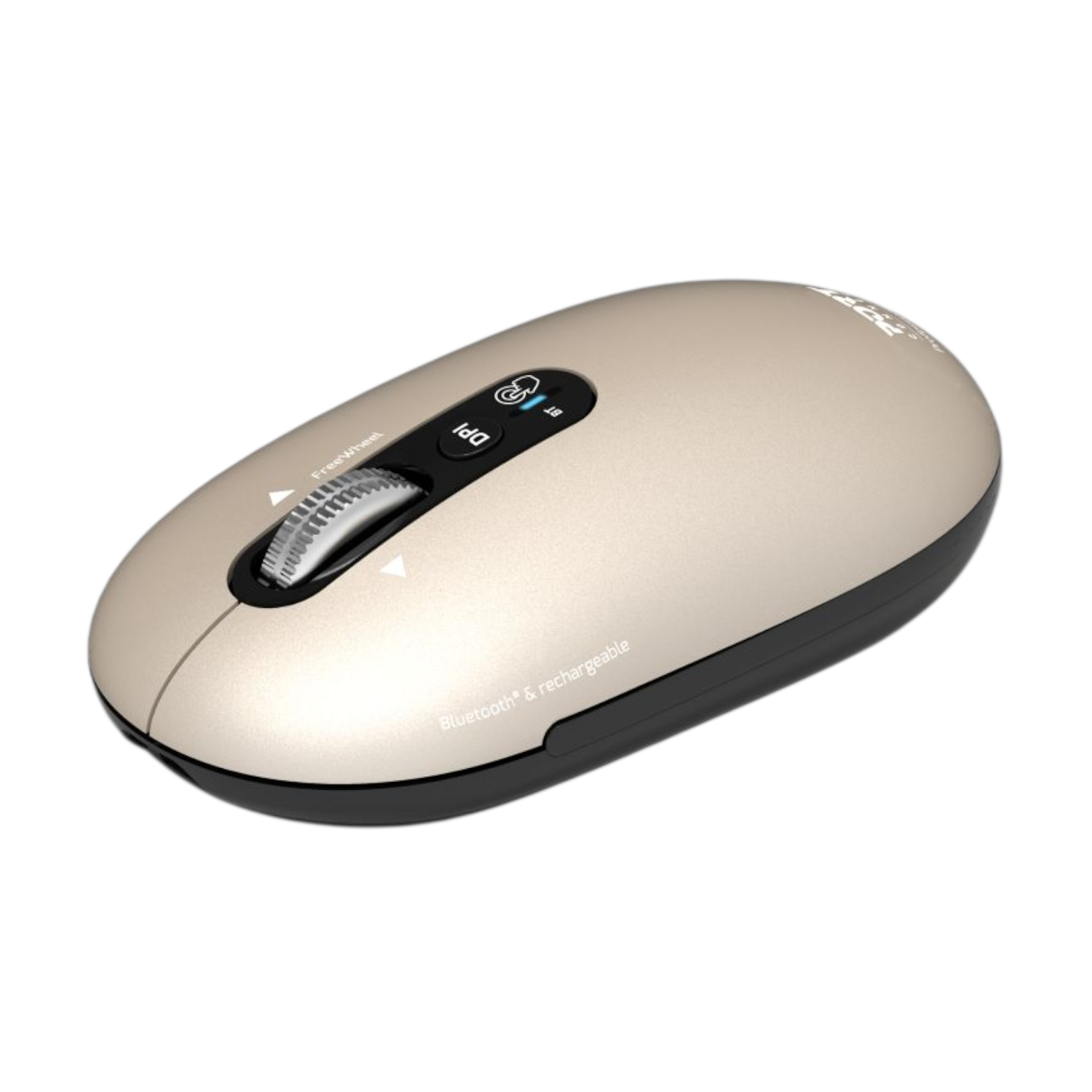 Port Designs Connect PURE MAC Rechargeable Wireless and Bluetooth Mouse - Pearl - Image 3