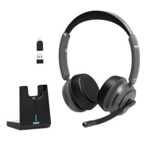 Port Designs Connect ON’R 700 Bluetooth Wireless Headset with Noise Cancellation
