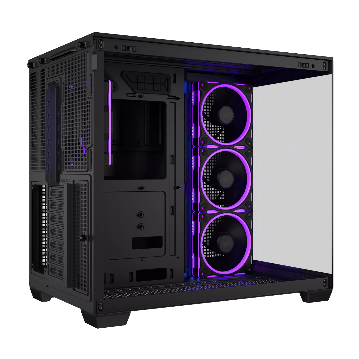 Asus A32 PLUS ARGB ATX Gaming Chassis – Black - Image 5