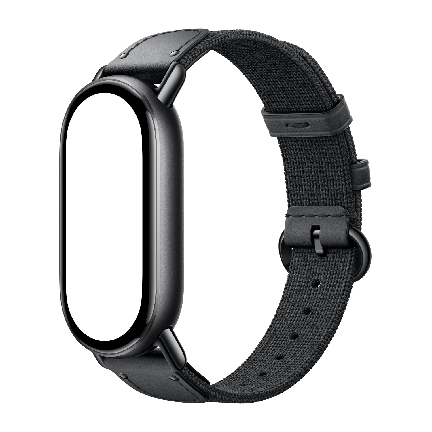 Xiaomi Smart Band 10 Knitted Silk Strap - Ebony Black - Image 3