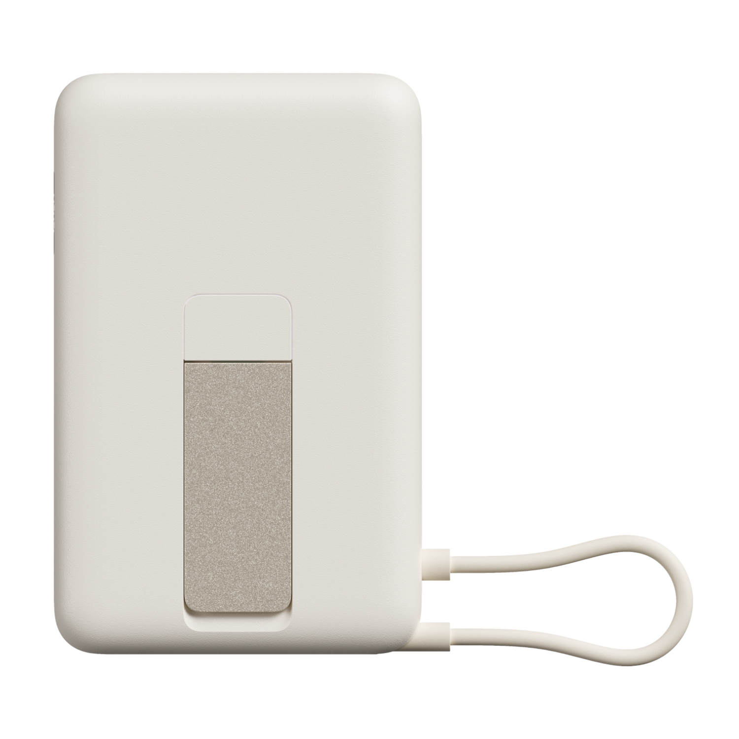 Xiaomi Magnetic Power Bank 10000mAh with Built-in Stand - Beige - Image 2