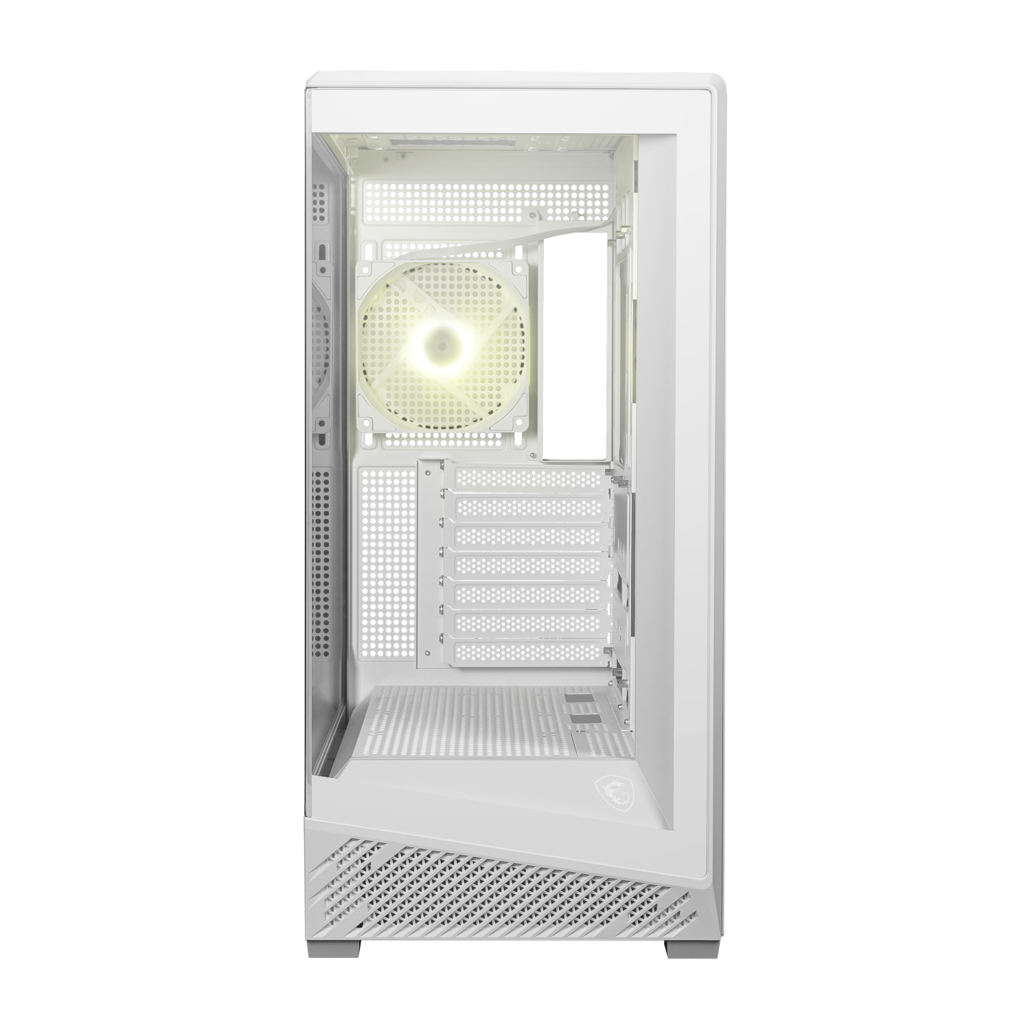 MSI MAG PANO 130R PZ ATX Gaming Chassis - White - Image 2