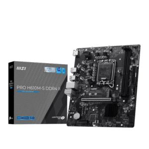 MSI PRO H610M-S DDR4 II LGA1700 M-ATX Motherboard